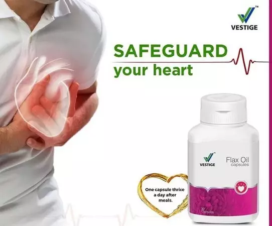 Vestige Flax oil Capsules for Heart Health