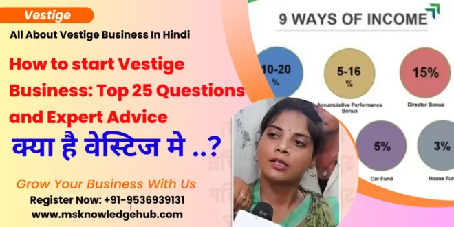 How to start vestige Business